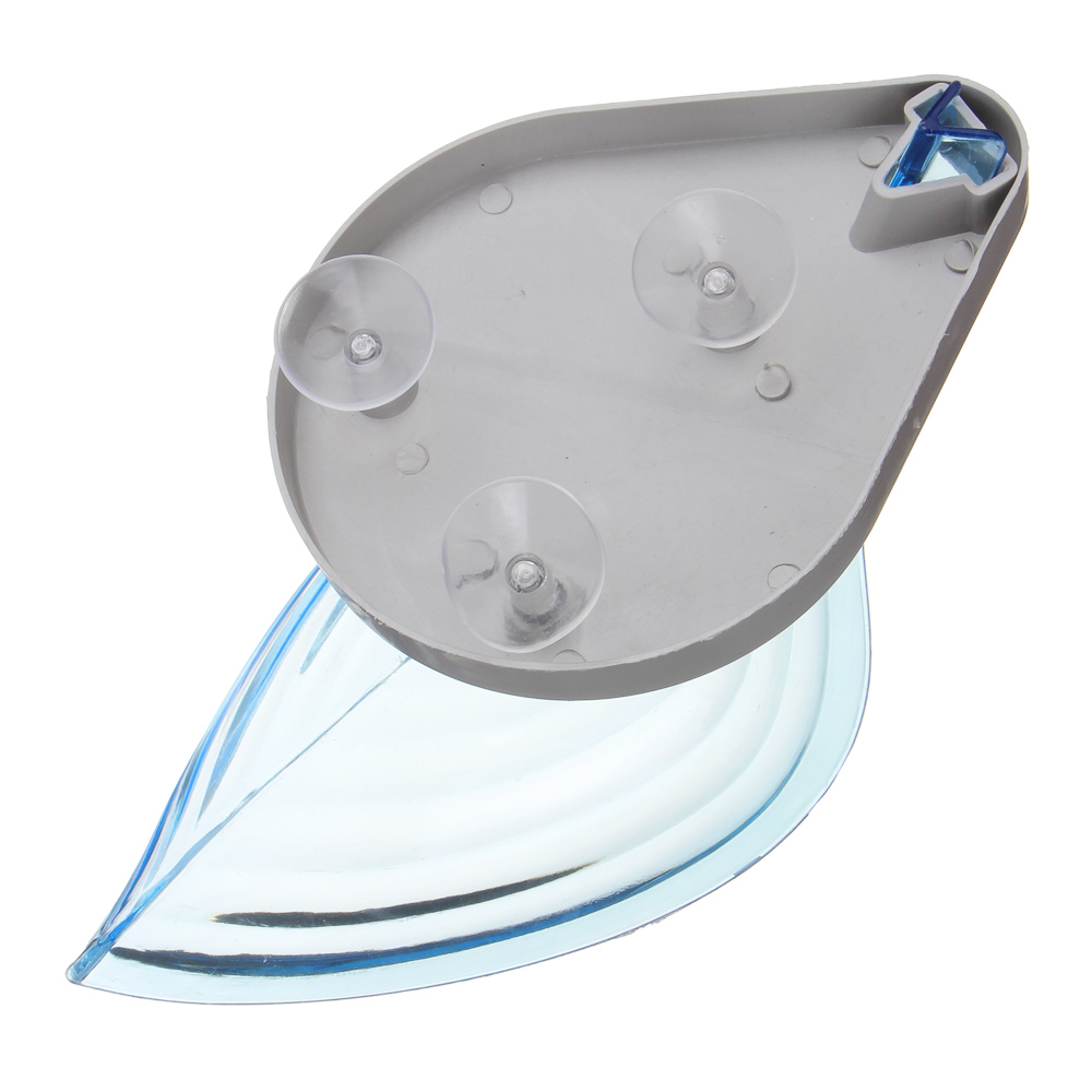 VETTA Подставка для мыла и губки со стоком воды "Лист", пластик, 10х9х16,5см, 4 цвета - #4