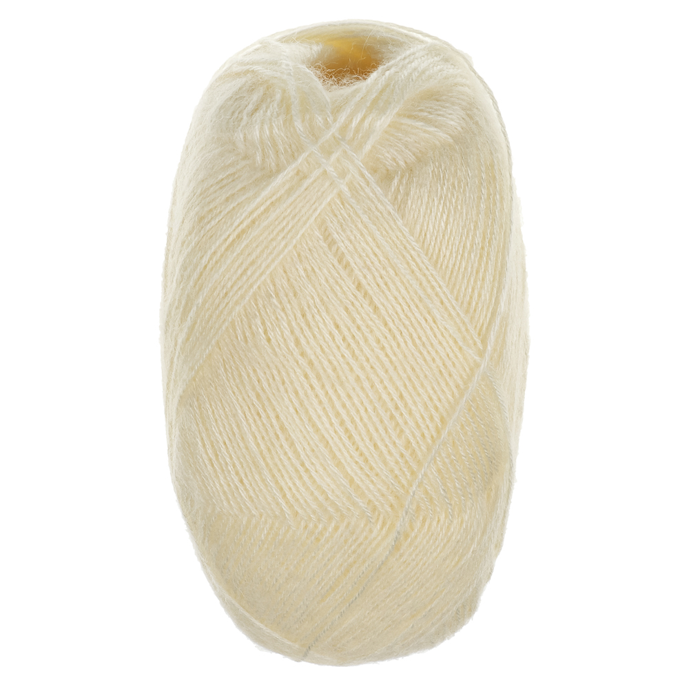 Пряжа Angora gold/Ализе 100г/550м 10 % мохер 10 % шерсть 80 % акрил (01-кремовый) - #2