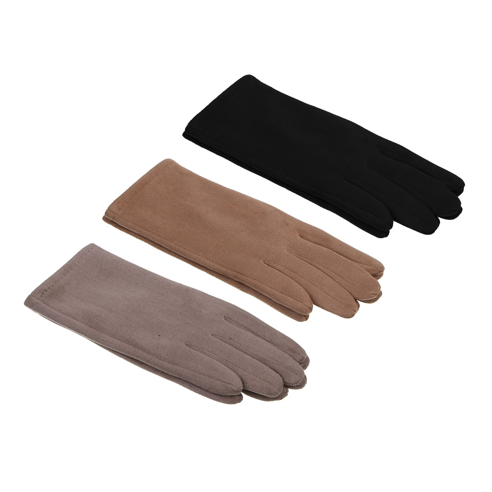 GALANTE Перчатки женские, р.18-20, 90% полиэстер, 10% эластан, цвета в ас-те, ОЗ25-08 - #1