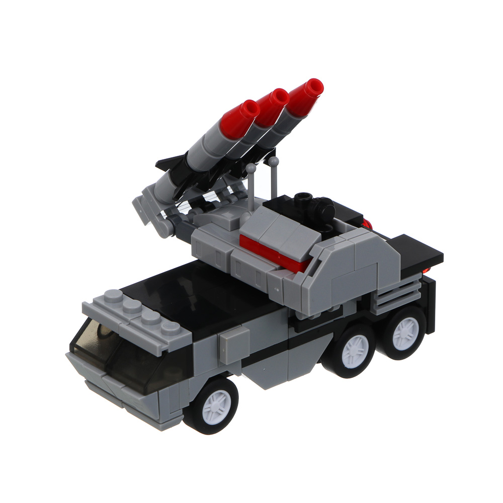 ИГРОЛЕНД Конструктор "Военная техника" с трансформацией, 170-193 дет., 21х4,3х15,5 см, ABS, 6 видов - #4