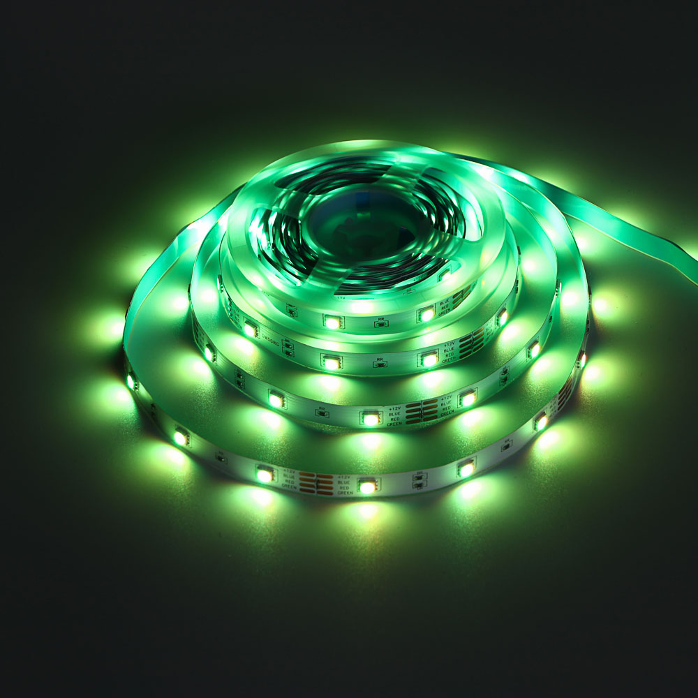 Лента светодиодная BY 12В, 5м, RGB (отдельные диоды), с пультом управления и блоком питания - #12