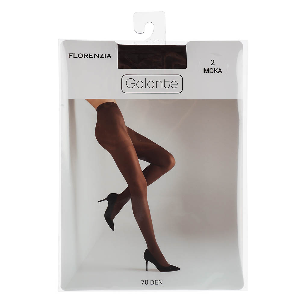 GALANTE Florenzia Колготки 70 DEN с шортиками, 84% полиамид, 16%эластан, размер 2, цвет кофейный - #5