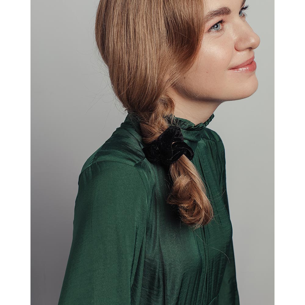 Резинка для волос бархат BERIOTTI, d.6 см, 6 цветов - #4