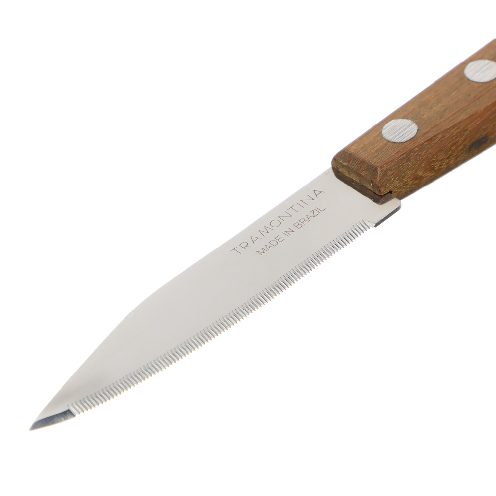 Нож кухонный с зубцами Tramontina "Tradicional", 8 см, 2 шт - #3
