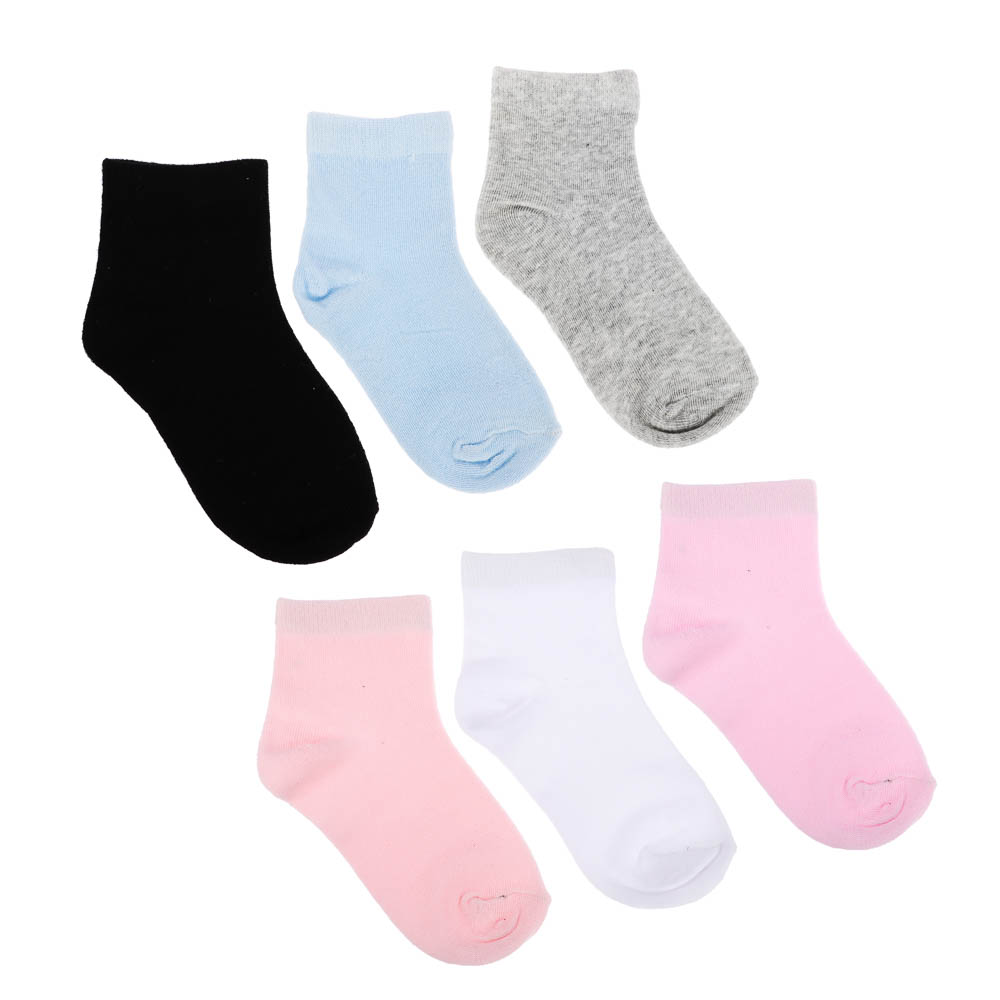 GALANTE Носки детские, р.14-16, 80% хлопок, 15% полиэстер, 5% спандекс, цвета в ас-те, #37 - #4
