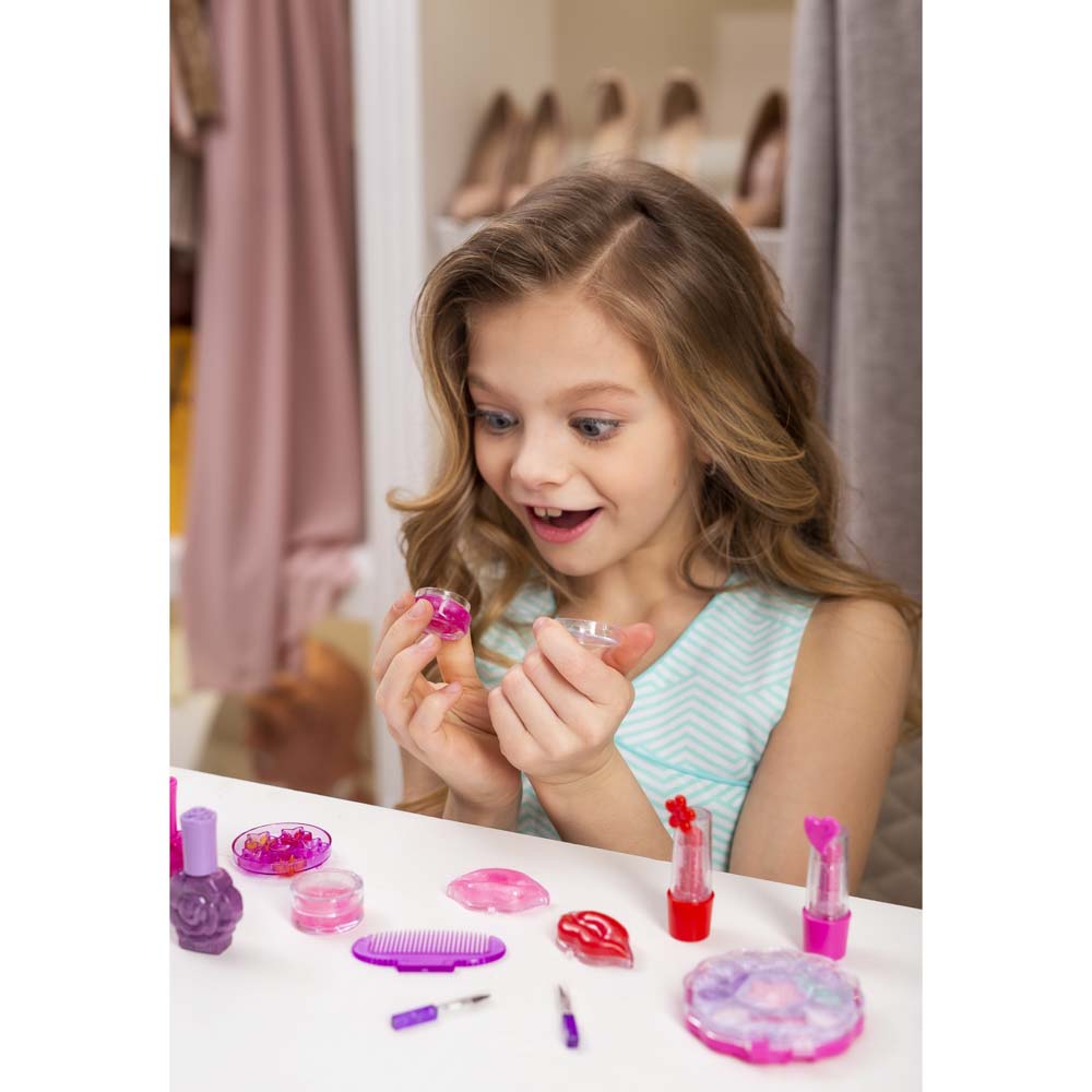 Набор детской косметики ЮниLook: тени, помада, блеск для губ, лак для ногтей - #17