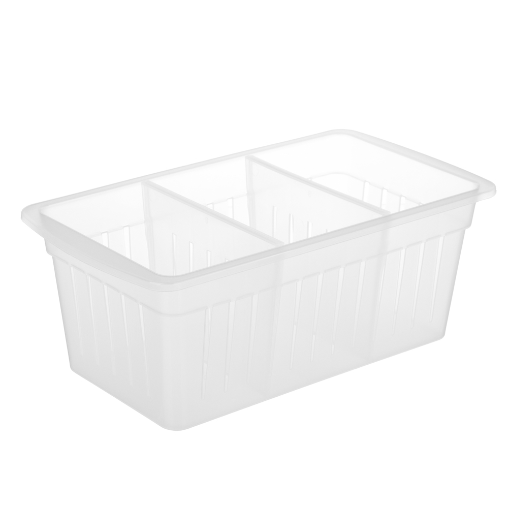 Корзинка для специй 3 секции 27x15x10см, пластик - #1