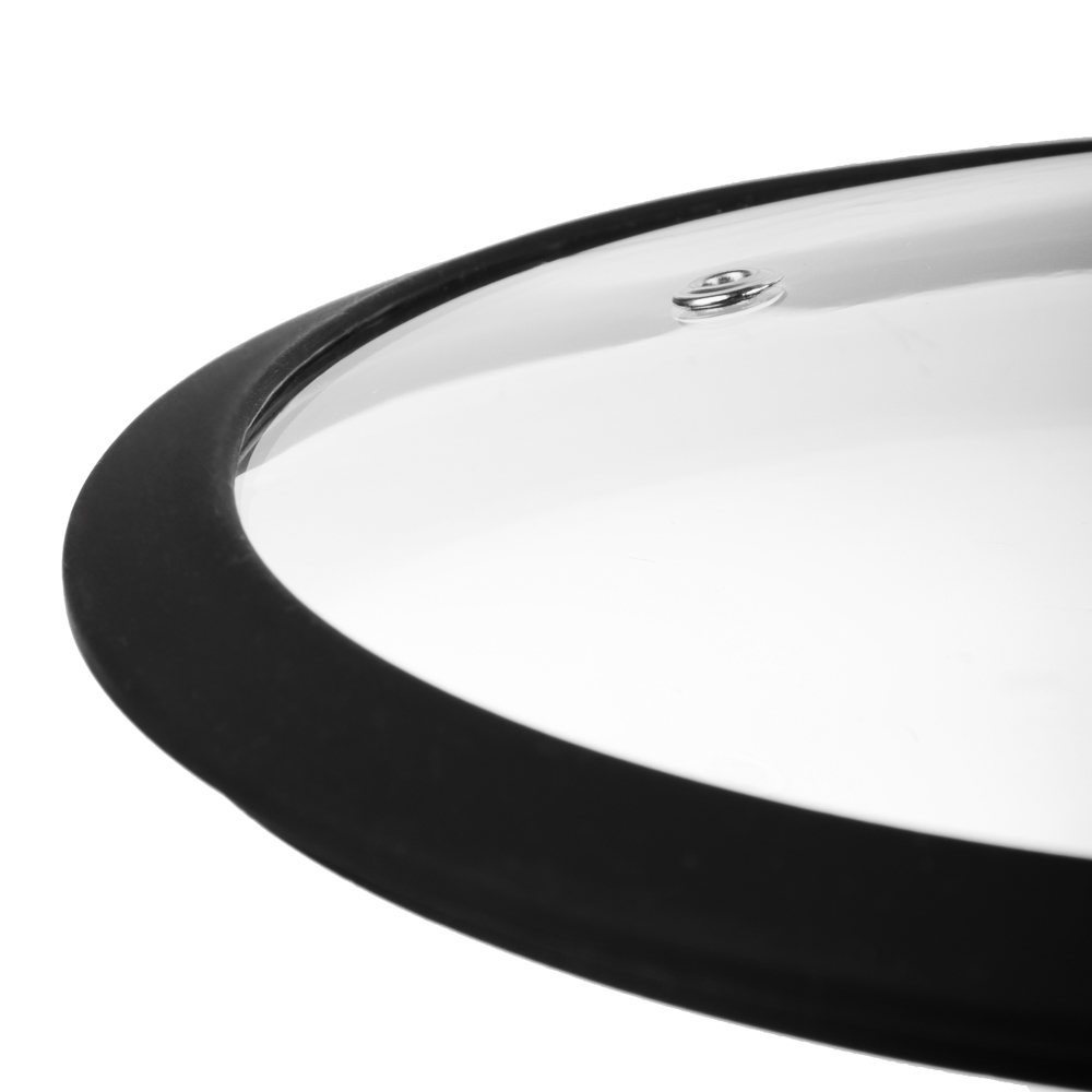 SATOSHI Крышка стекло/силикон с ручкой, 22см - #3