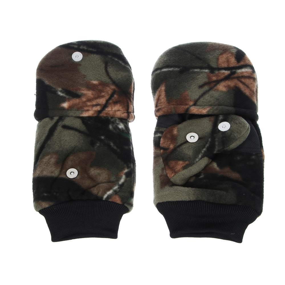 AZOR FISHING Варежки зимние флисовые с клапаном на магните, 28х11,5 см - #4