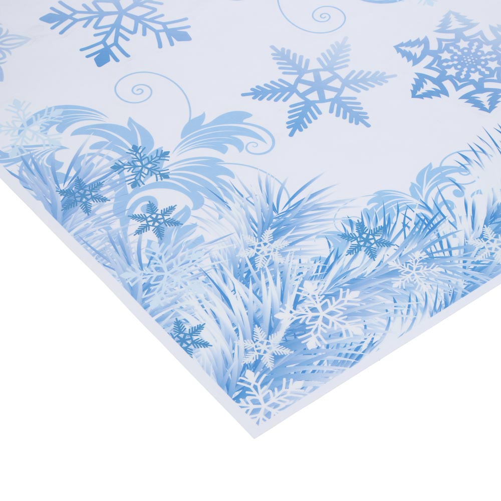 СНОУ БУМ Наклейка декоративная "Снежинки", 47x33 см, ПВХ - #4