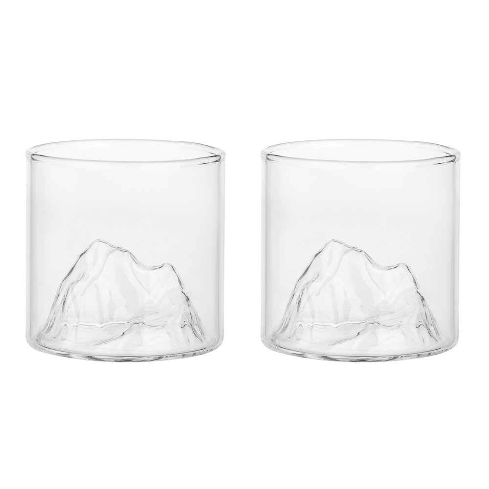 Набор стаканов тм MILLIMI Вершина, 300мл, стекло, 2 шт - #1