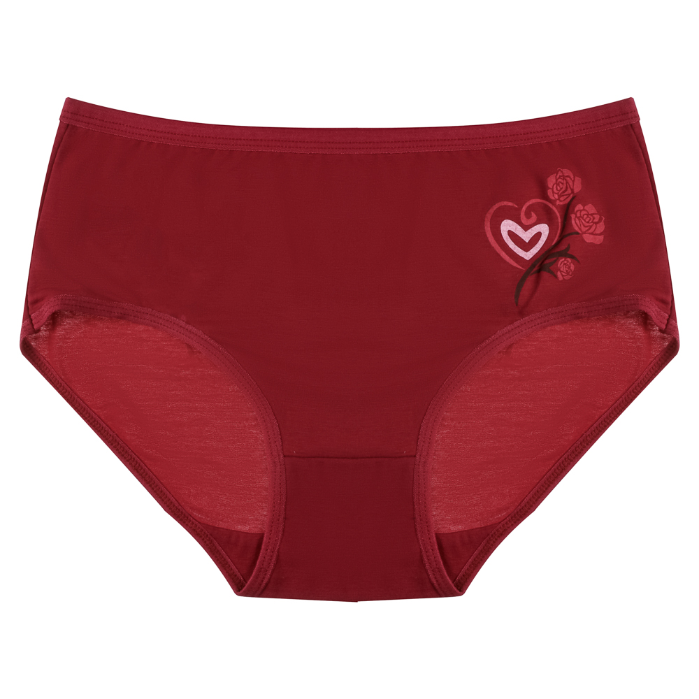 Трусы женские макси с принтом, р.50-52, 95% хлопок, 5% спандекс, Cotton #6001 - #15