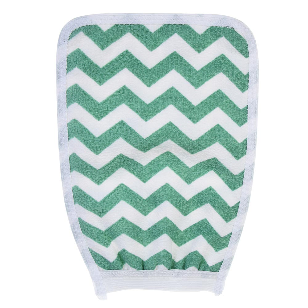 ЮL Мочалка скрабер кесе для пилинга средней жесткости, полиэстер, 22х14см, 3 цвета, МЭ24-06 - #5