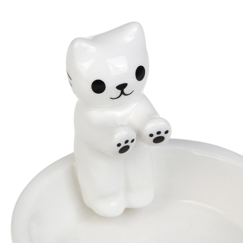 Подсвечник тм LADECOR "Котик", 7,5x7,5x7 см, доломит - #3