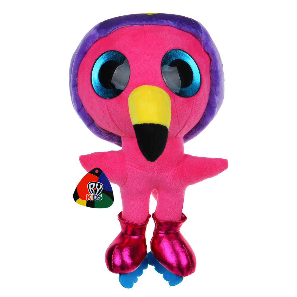 BY Kids Игрушка мягкая "Фламинго-глазастик", полиэстер, 30 см - #5