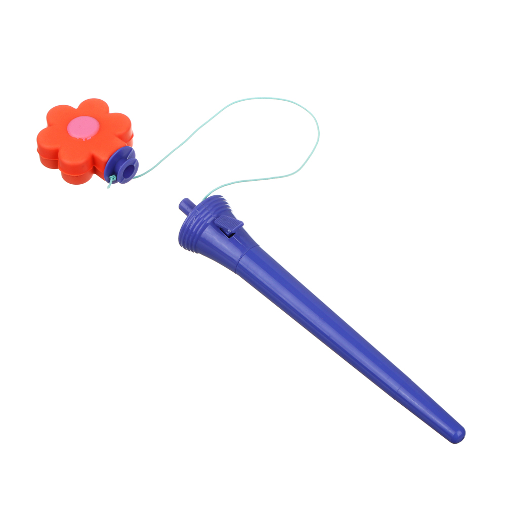 Ручка-антистресс шариковая синяя "Стреляющая фигурка", 18,5 см, шнурок, 3 диз., полиэстер, ПП, арт2 - #4