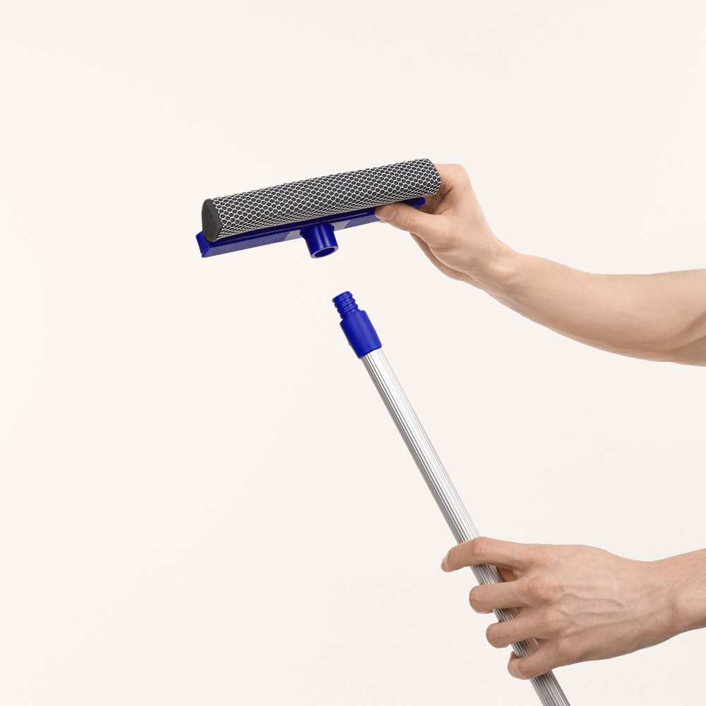 VETTA Окномойка с телескопической ручкой 110см, синяя, арт.KFC004 - #8