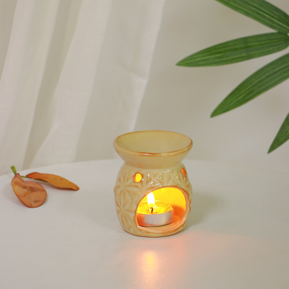 Аромалампа керамическая, 6,5x6,5x8,3 см, 2 цвета - #8