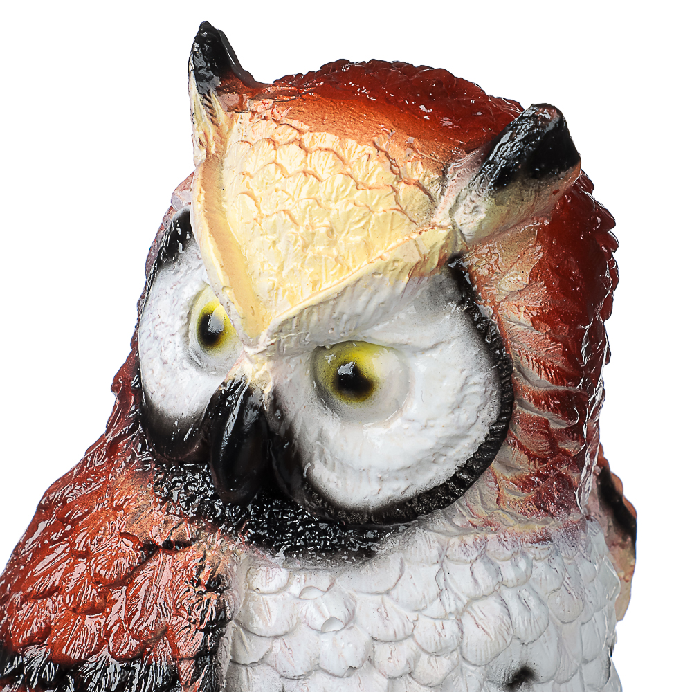 Фигура садовая Филин 25х17см гипс - #6