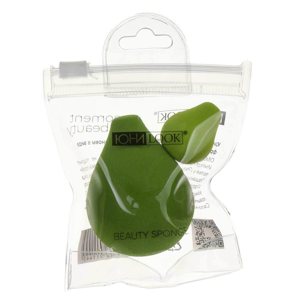 ЮНИLOOK Спонж для нанесения тональной основы в виде фруктов, 2 шт, ПУ, 5-5,5см/2-3см, 3 дизайна - #6