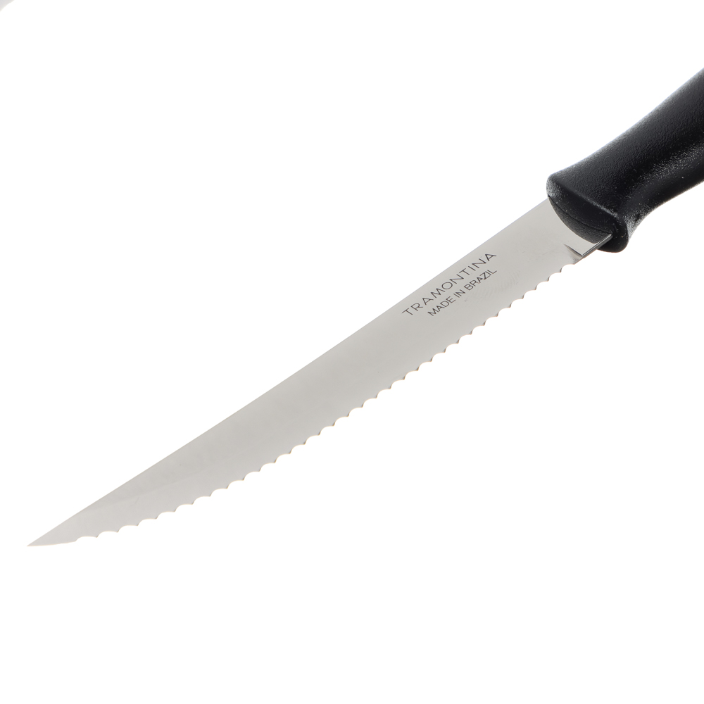 Нож для мяса с черной ручкой Tramontina Athus, 127 мм  - #2