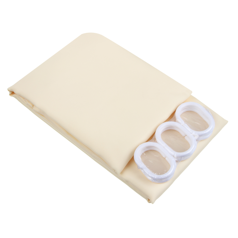 Шторка для ванной тм VETTA Ромбы, с утяжелителем, полиэстер 80 г/м2, 180x180 см, 3 цвета - #8