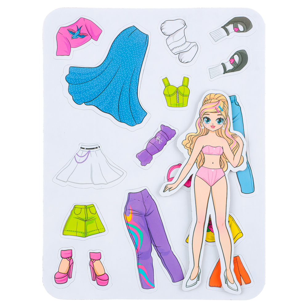 Кукла магнитная с нарядами "Стильный образ" ХоббиХит  - #40
