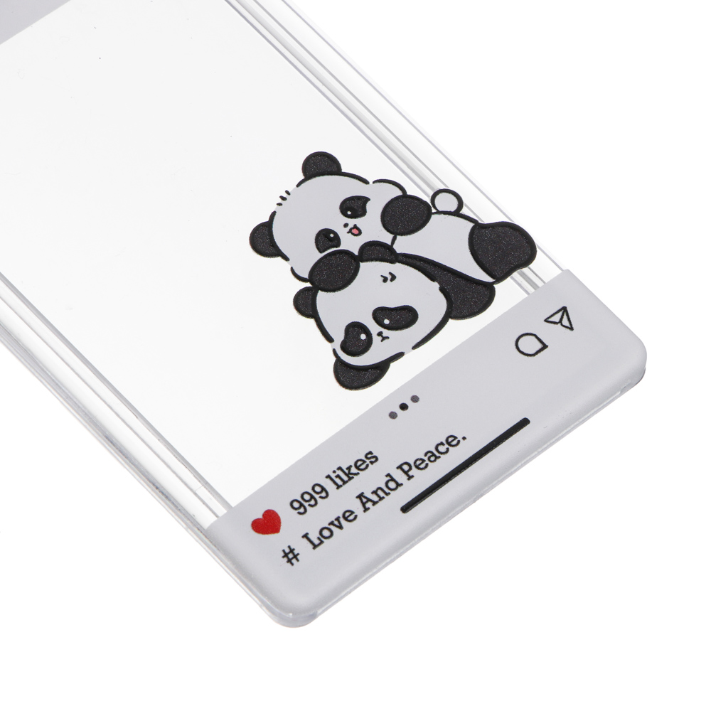 Чехол брелок для пропуска тм ЮL Pan-Da! на пружинке, пластик, металл, 10,5х6,5см, 4 дизайна - #4