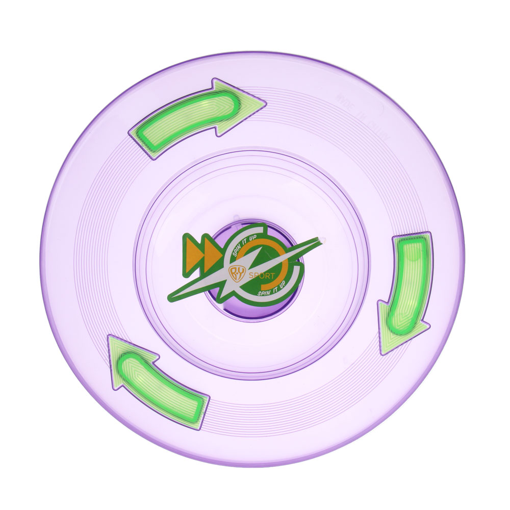 Тарелка летающая "Фрисби", тм BY SPORT, 20см, 3LED диода, питание 3xLR1130, пластик - #2