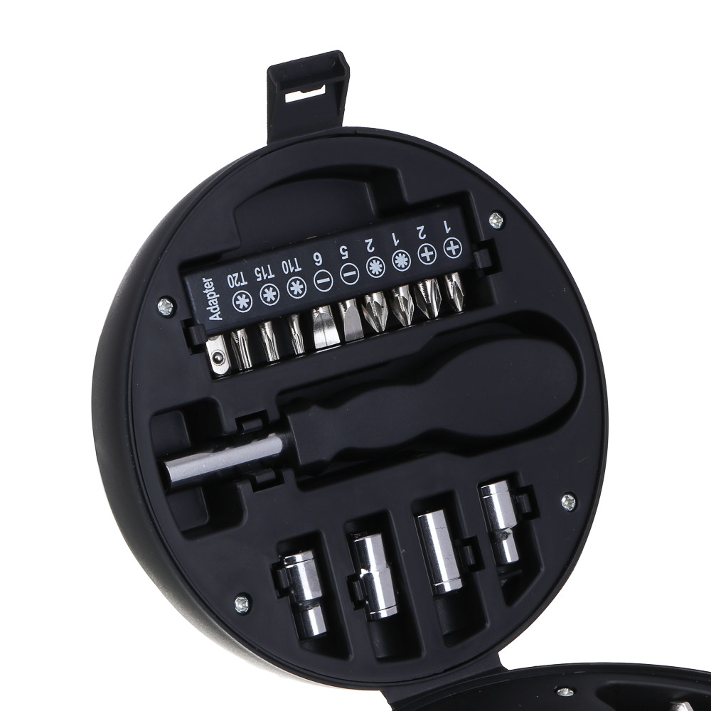 РОКОТ Набор подарочный: 4 головки, 10 бит, отвертка под биты, нож, 4 отвертки для точных работ - #5