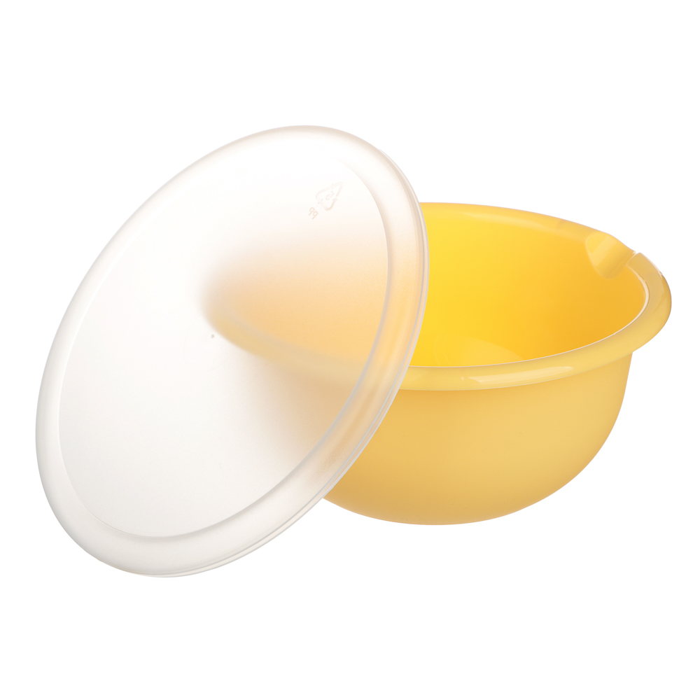 Ботаника Миска с крышкой 1,2л, пластик, 3 цвета - #5