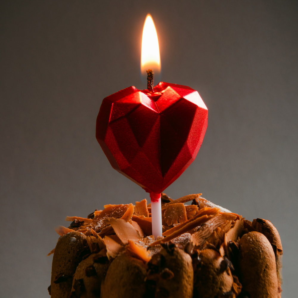 Свеча для торта FNtastic "Сердечки/Звездочки" - #5