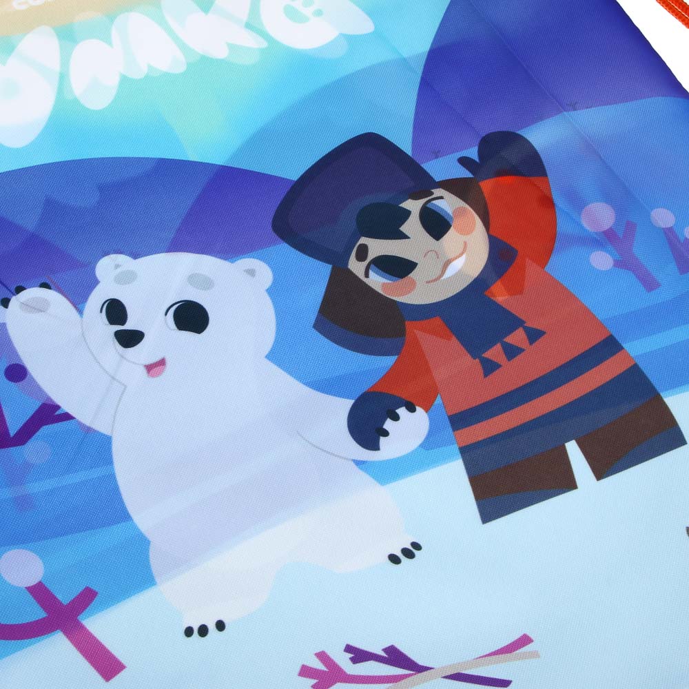 Умка Мешок для сменной обуви на завязках, увеличенный размер 40x47см, полиэстер - #3