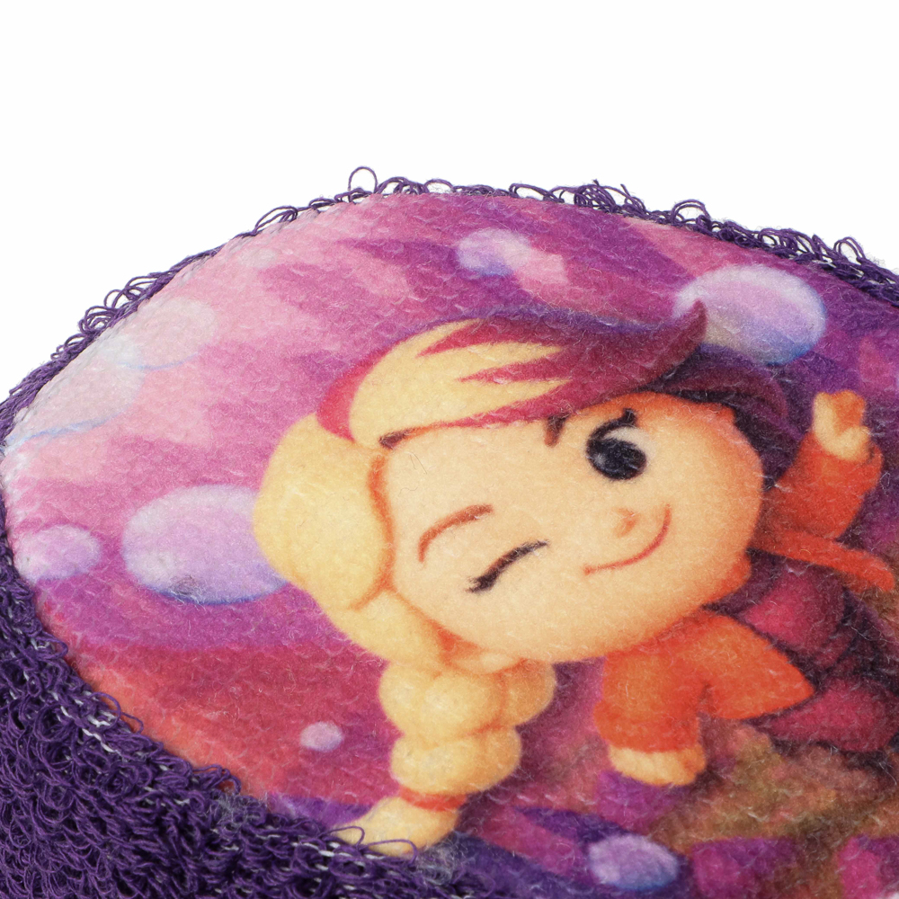 Мочалка-губка детская BY Русские Супергерои, размер 13x10x3см, пенополиуретан, 100% хлопок, 0+ - #10