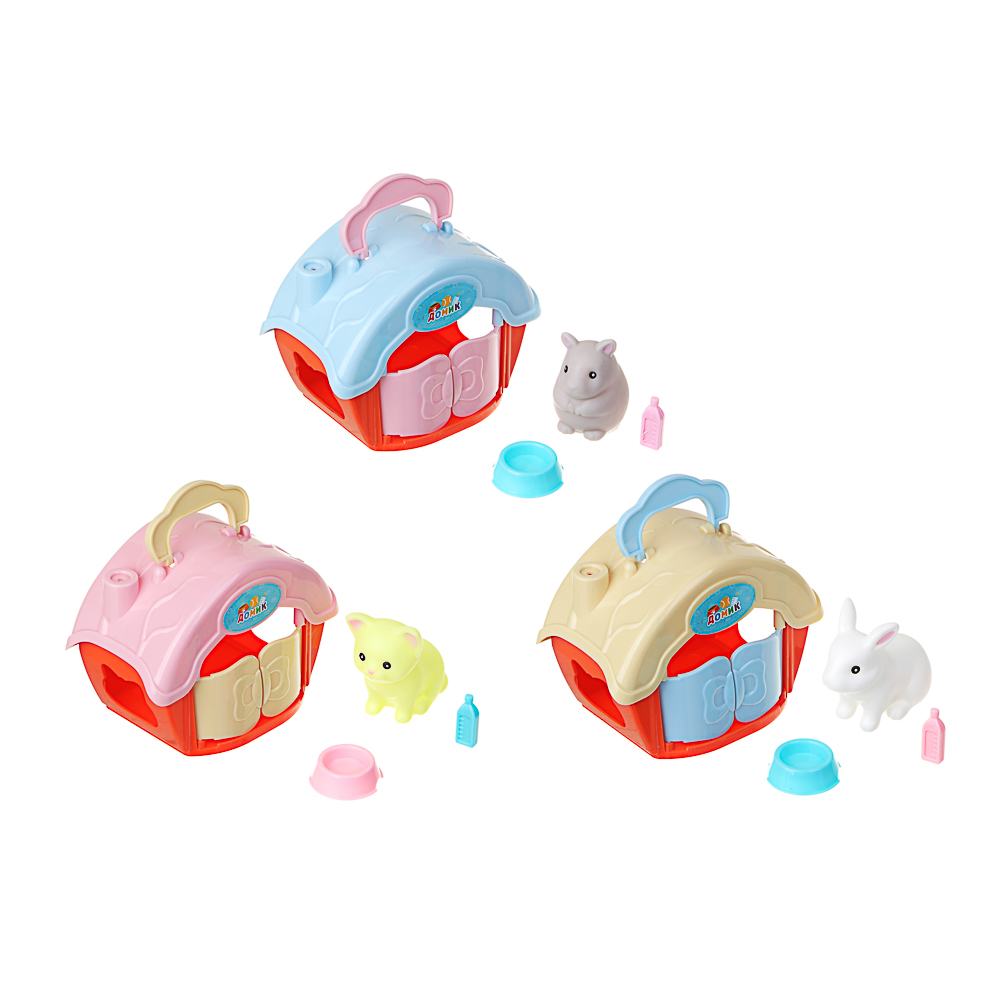 ИГРОЛЕНД Питомец в будке, 6 пр., PVC, PP, 11х8,2х6см - #2