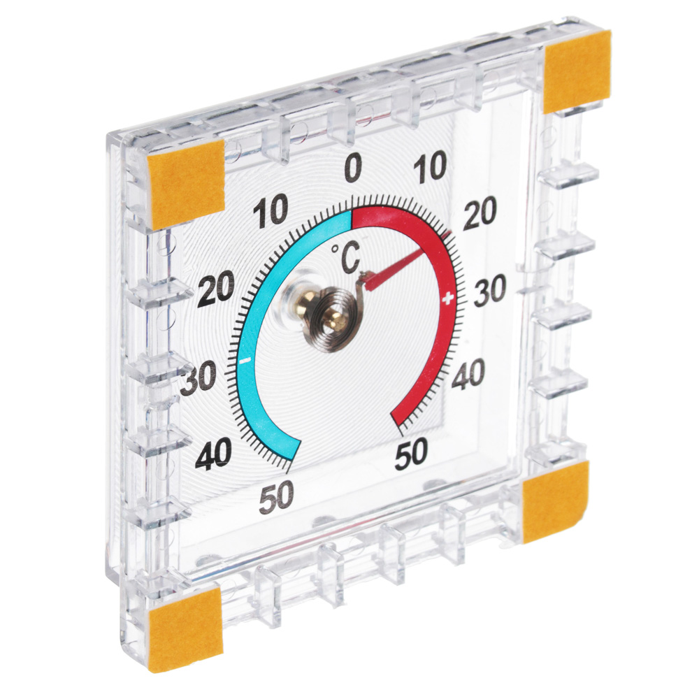 Термометр оконный Биметаллический (-50 +50) картон. блистер, ТББ - #2