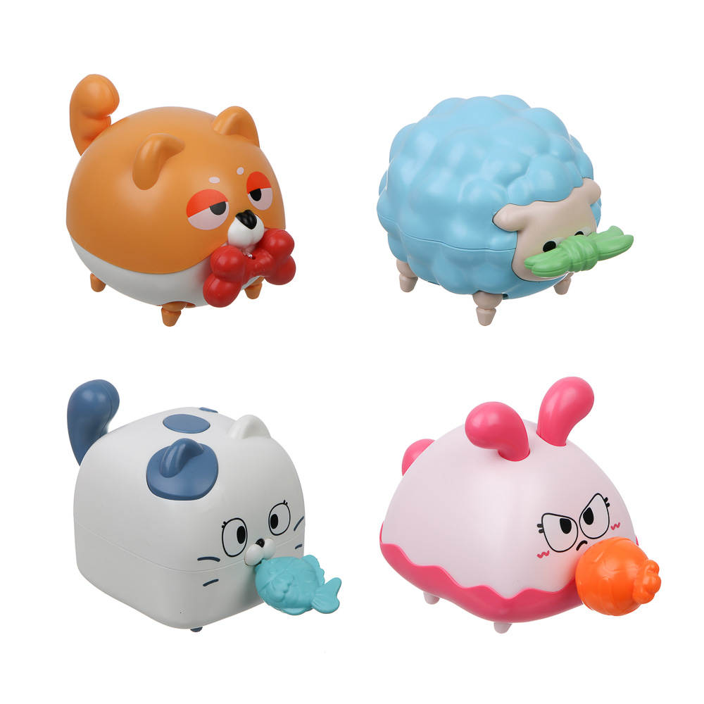 ИГРОЛЕНД Игрушка для малышей "Покорми питомца" заводная, ABS, 8х10х8см - #2