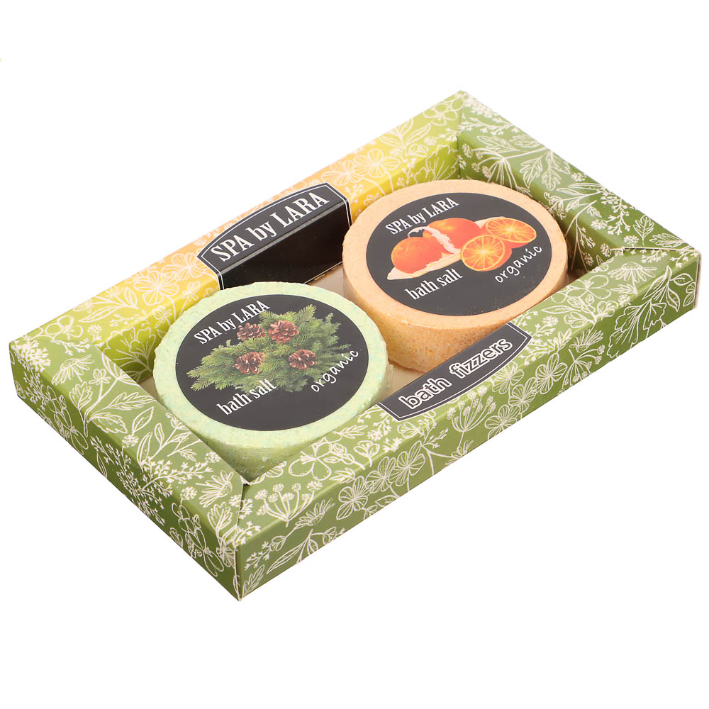 Подарочный набор Spa by lara Соль шипучая для ванн 2x80гр, 2 вида - #2