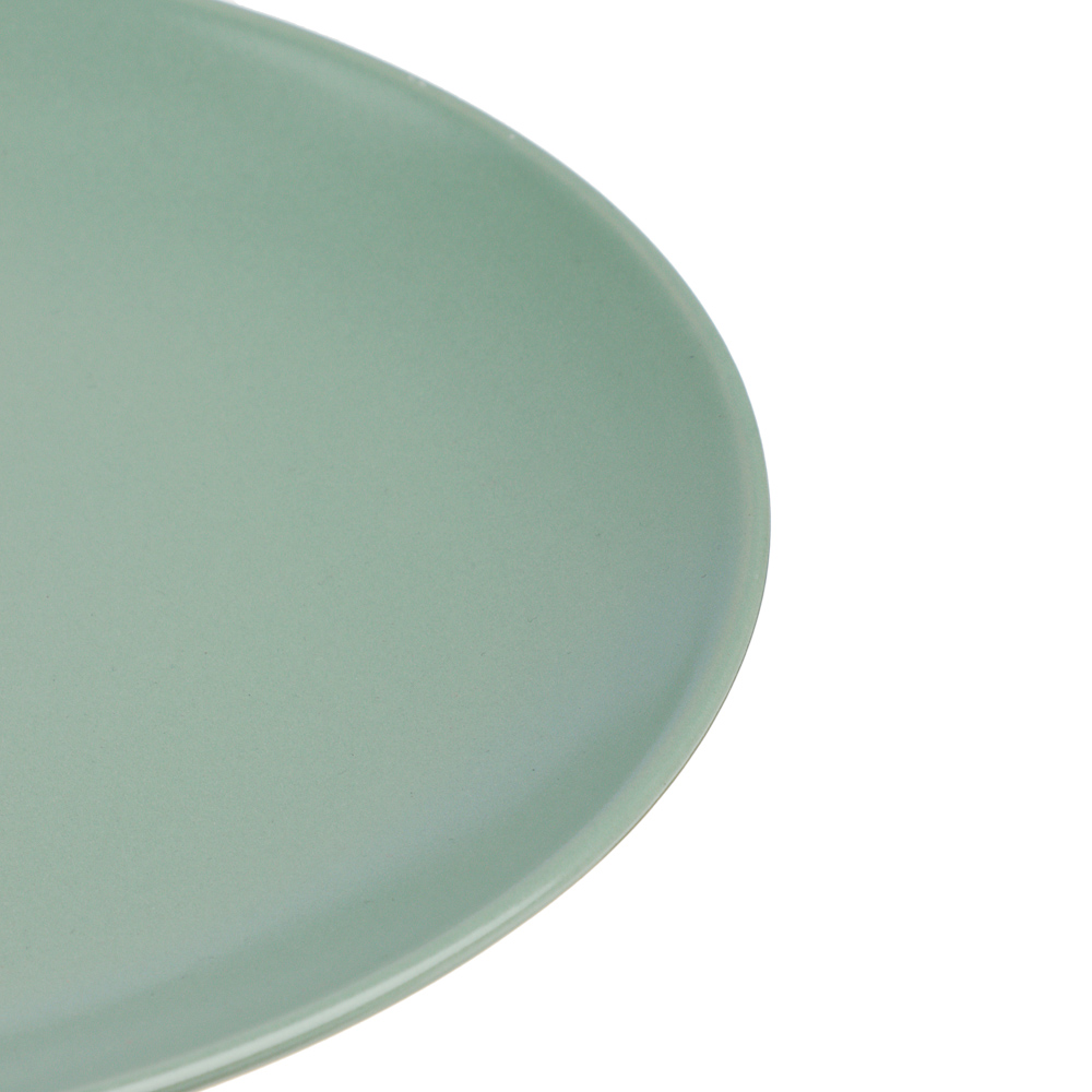 MILLIMI Тарелка подстановочная 27х3см, керамика, оливковый - #4