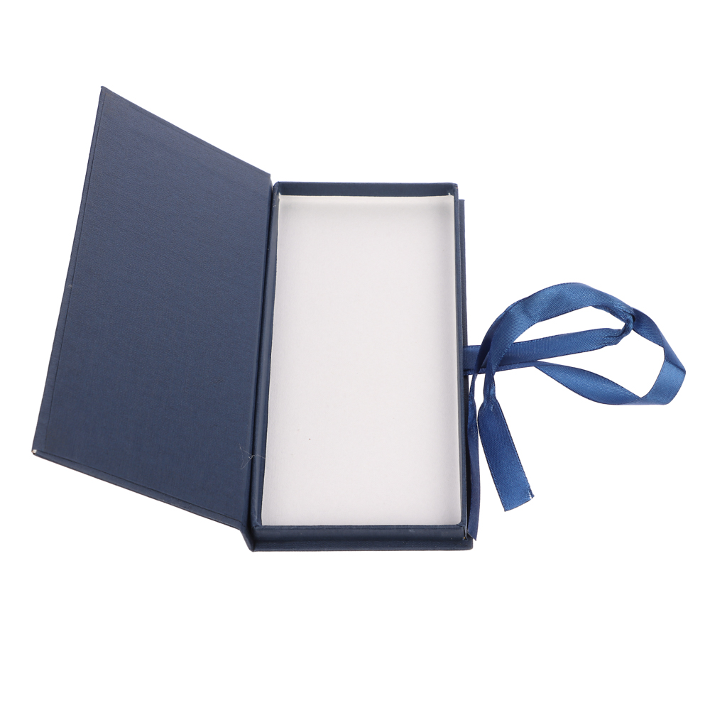 Подарочная коробка ДЛЯ ДЕНЕГ с бантом, 172х83х16мм, синий - #4