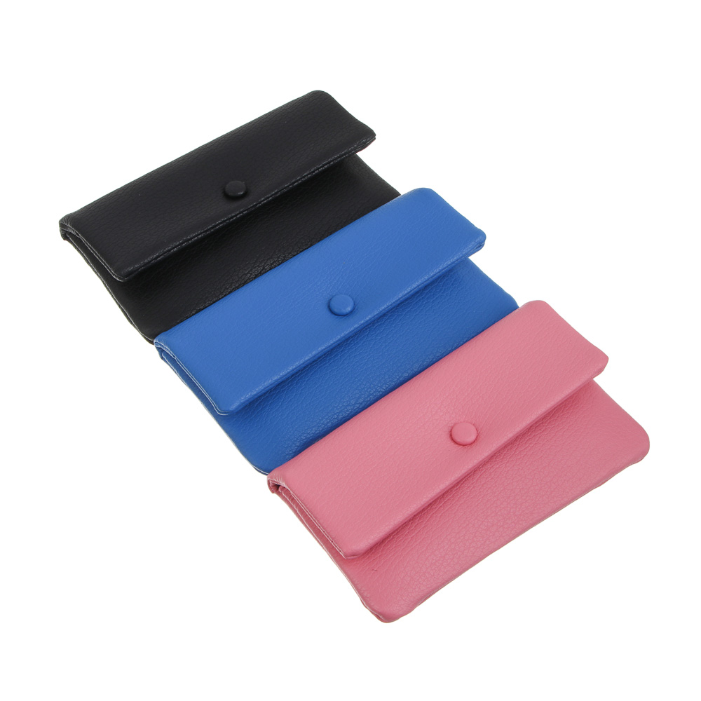 Кошелек женский мягкий для карт, купюр, мелочи на кнопке тм ЮL Softy, ПУ, 18,5х10,5х3см, 3 цвета - #1