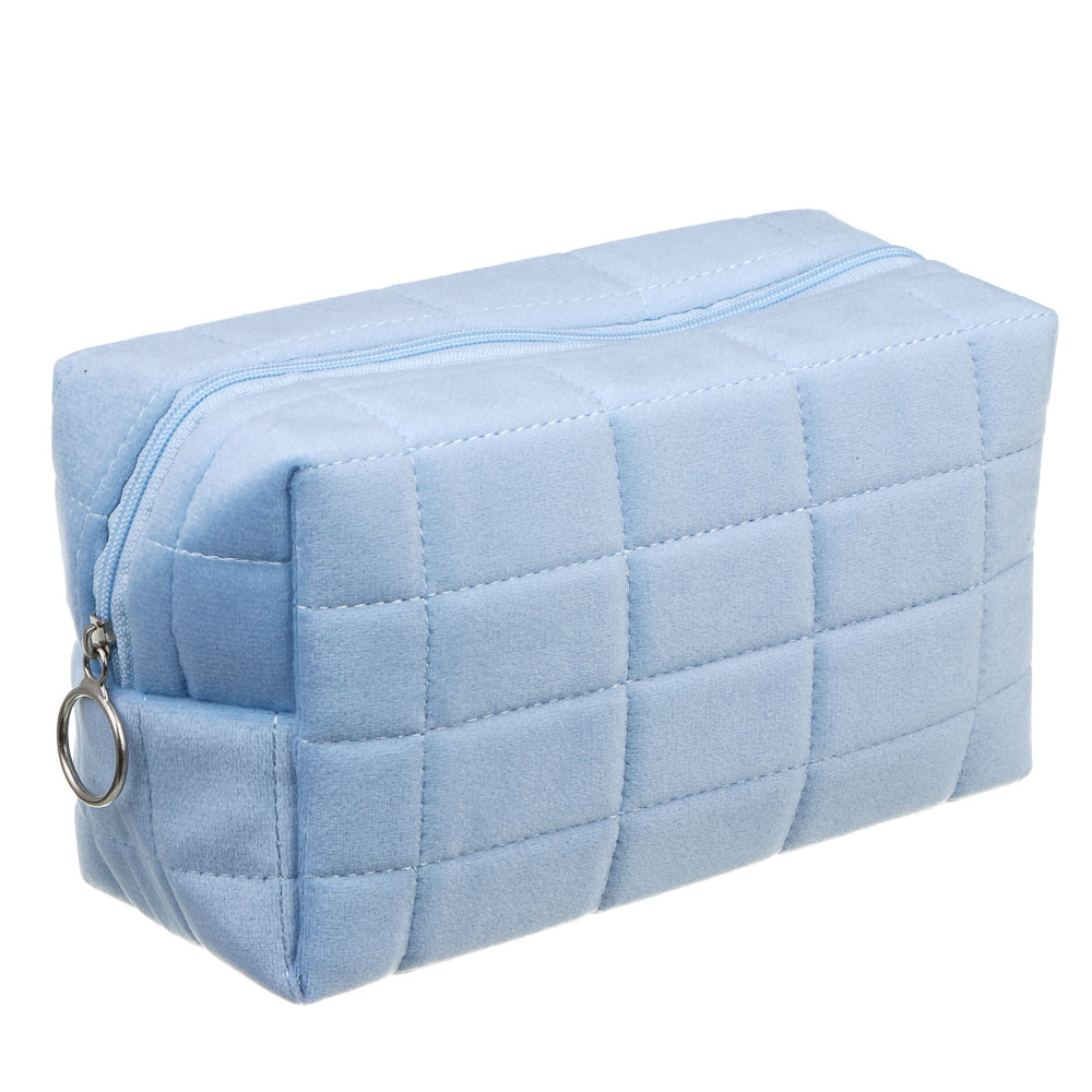 ЮL Косметичка велюровая Мадмуазель, полиэстер, 18х12,5х7,5см, 3 цвета - #2