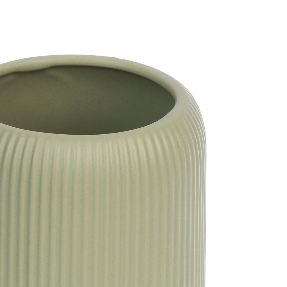 Стакан для ванной комнаты тм VETTA Монтана, доломит, оливковый, 7,5х7,5х10,5см - #3