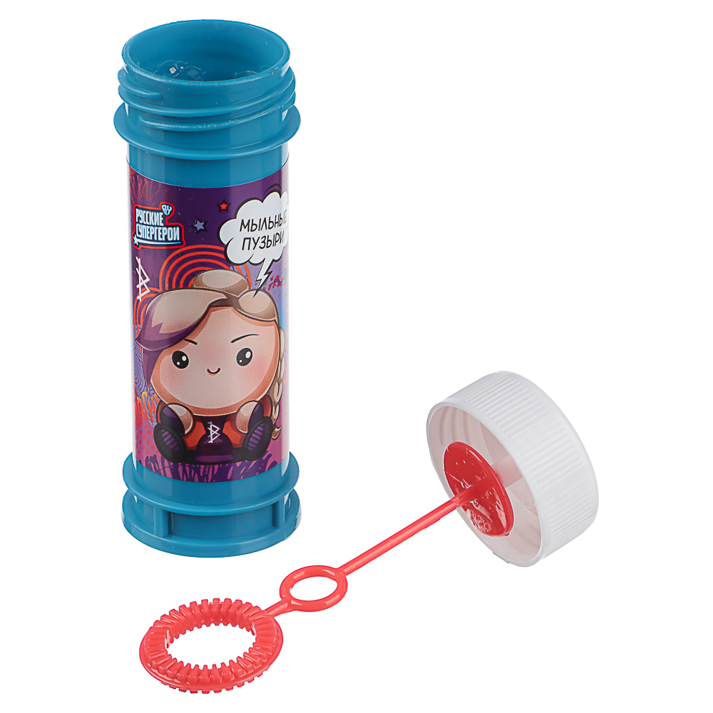 Мыльные пузыри "Русские Супергерои", BY, 50мл, мыльный раствор, пластик, 6 дизайнов - #14
