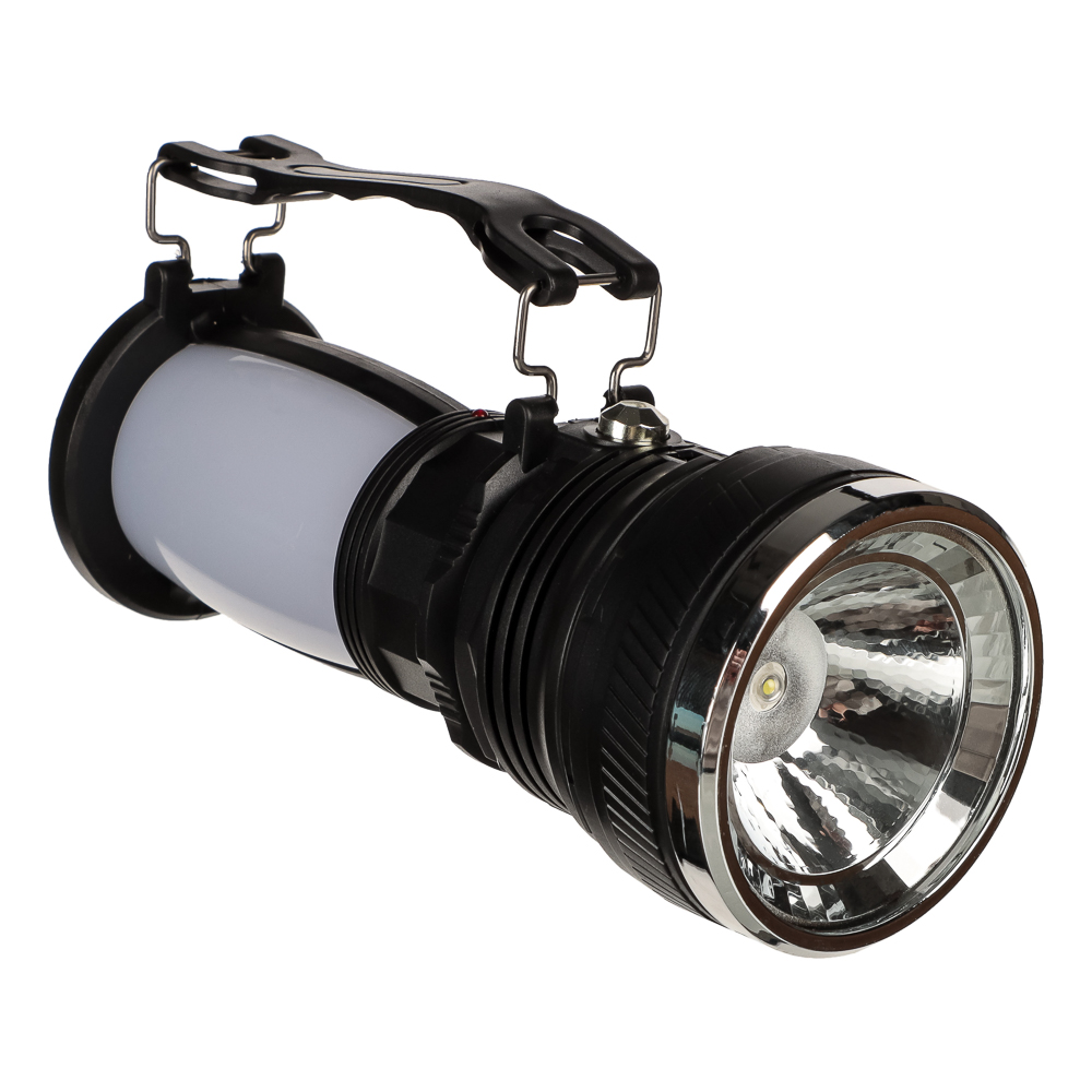 ЕРМАК Фонарь прожектор 2-в-1 аккумуляторный 24 SMD + 1 Вт LED, шнур 220В, пластик, 17,5x7,5 см - #6