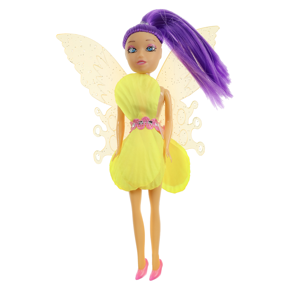 ИГРОЛЕНД Кукла в виде цветочной феи, 15,5 см, в пакете, 13х2,5х24 см, ABS, PP, PVC, 4 дизайна - #10