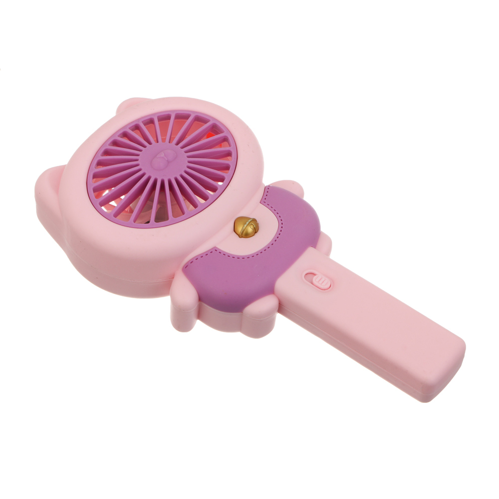 Вентилятор ручной портативный, 1 скорость, 1,5V, 2хАА/ААА, PP, 9х5,5х18 см, тм ИГРОЛЕНД - #7