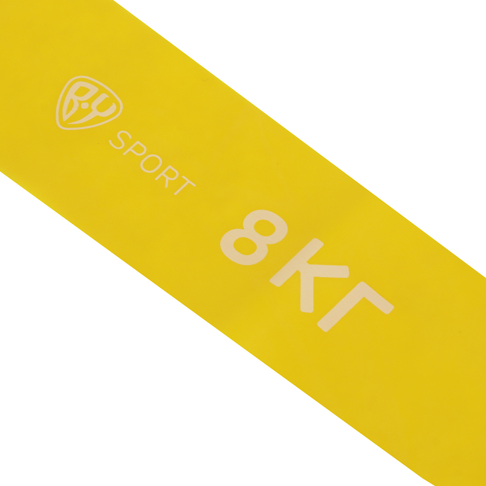 Фитнес-резинка тм BY SPORT, 8кг, 30х5х0,03см, латекс - #2
