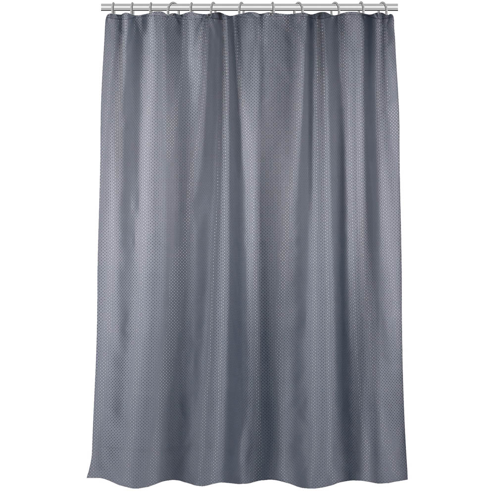 Шторка для ванной тм VETTA Ромбы, с утяжелителем, полиэстер 80 г/м2, 180x180 см, 3 цвета - #2