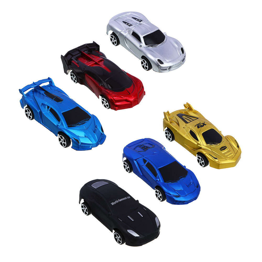 ИГРОЛЕНД Машинки "Сити драйв" 3 шт, инерция, PP, 22х12х3 см, 2 дизайна - #2